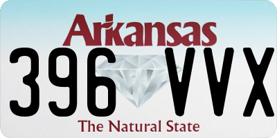 AR license plate 396VVX
