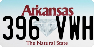 AR license plate 396VWH