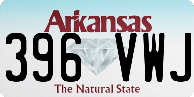 AR license plate 396VWJ