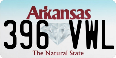 AR license plate 396VWL