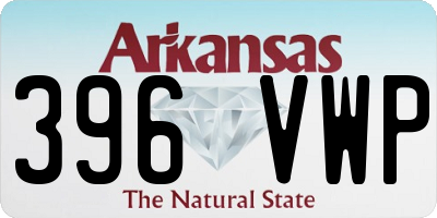 AR license plate 396VWP