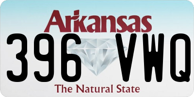 AR license plate 396VWQ