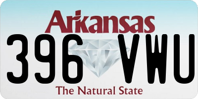 AR license plate 396VWU