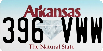 AR license plate 396VWW