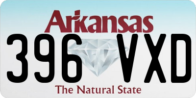AR license plate 396VXD
