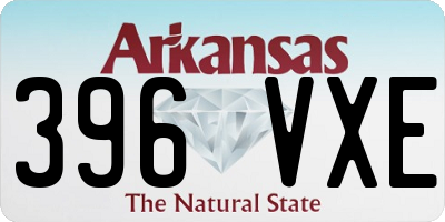 AR license plate 396VXE