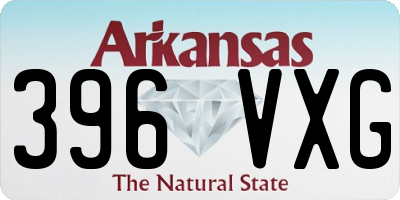 AR license plate 396VXG