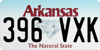 AR license plate 396VXK