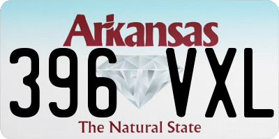 AR license plate 396VXL