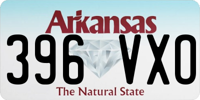 AR license plate 396VXO