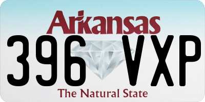 AR license plate 396VXP