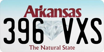 AR license plate 396VXS