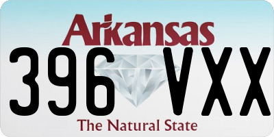 AR license plate 396VXX