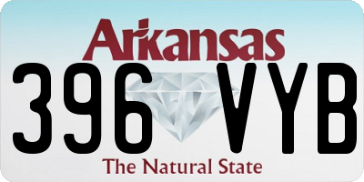AR license plate 396VYB