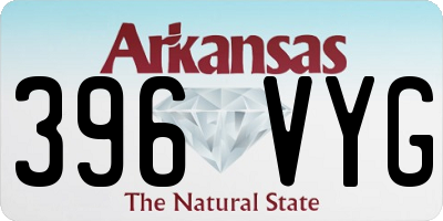 AR license plate 396VYG
