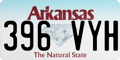 AR license plate 396VYH