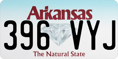 AR license plate 396VYJ
