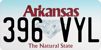 AR license plate 396VYL
