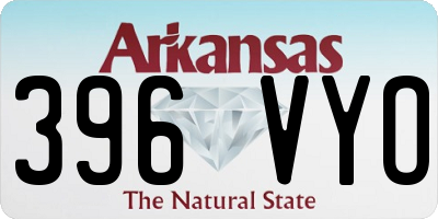 AR license plate 396VYO