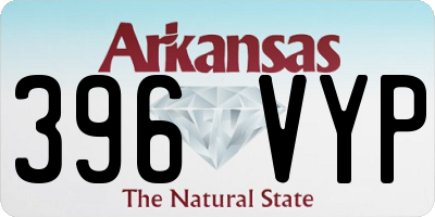 AR license plate 396VYP