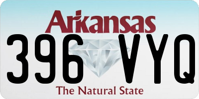 AR license plate 396VYQ