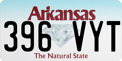 AR license plate 396VYT