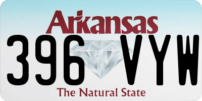 AR license plate 396VYW