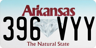 AR license plate 396VYY