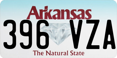 AR license plate 396VZA