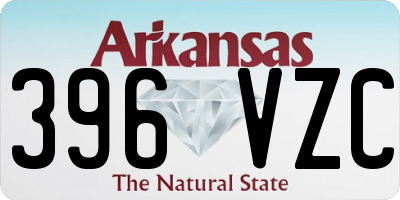 AR license plate 396VZC