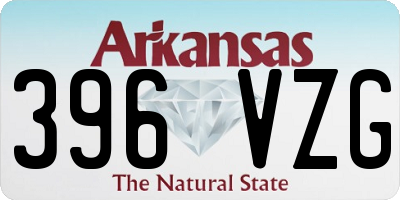 AR license plate 396VZG