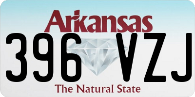AR license plate 396VZJ