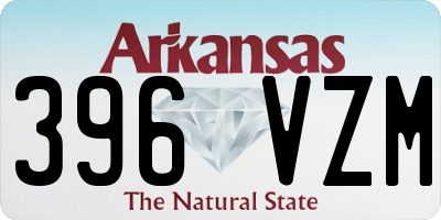 AR license plate 396VZM
