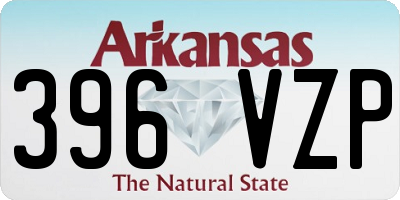 AR license plate 396VZP