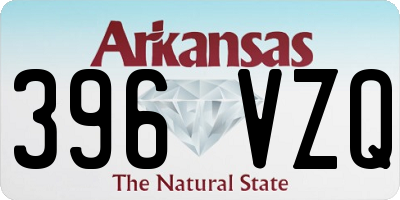 AR license plate 396VZQ