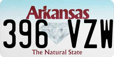 AR license plate 396VZW