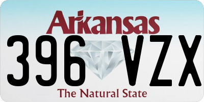 AR license plate 396VZX