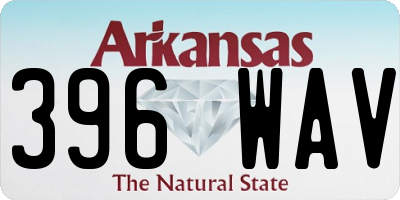 AR license plate 396WAV