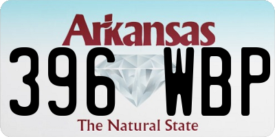 AR license plate 396WBP