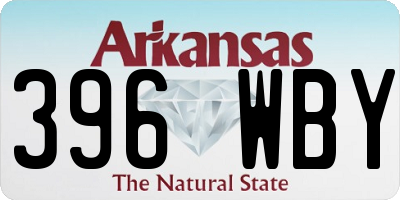 AR license plate 396WBY