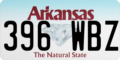 AR license plate 396WBZ