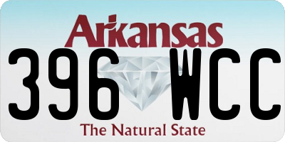 AR license plate 396WCC