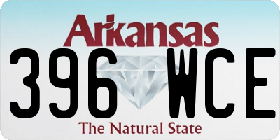 AR license plate 396WCE