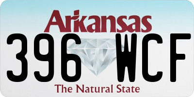 AR license plate 396WCF