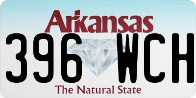 AR license plate 396WCH