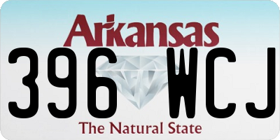 AR license plate 396WCJ