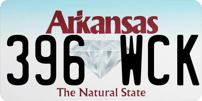 AR license plate 396WCK