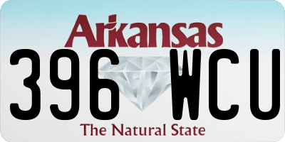 AR license plate 396WCU