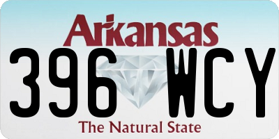 AR license plate 396WCY