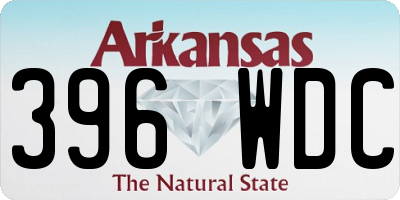 AR license plate 396WDC